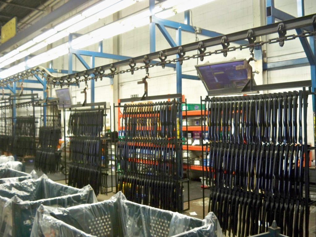 Electrocoat (e-coat) line at Powder Cote II